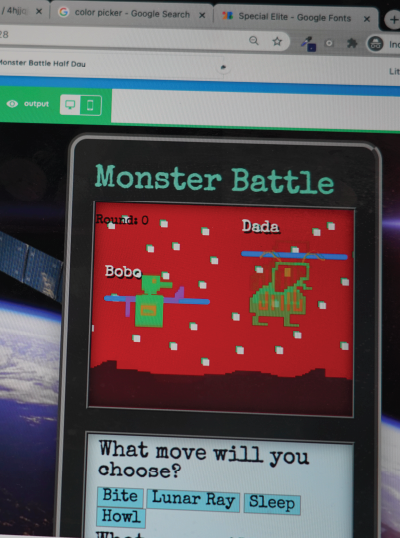 Coding Monster Battle